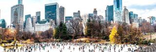 Central Park’s Wollman Rink, para patinar sobre hielo en Navidad