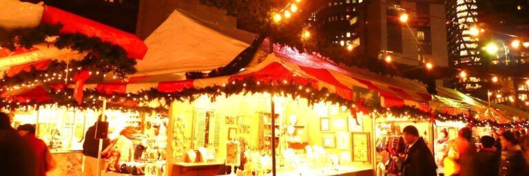 Columbus Circle Holiday Market NYC