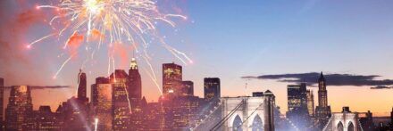 🎆Los fuegos artificiales en Navidad en Nueva York