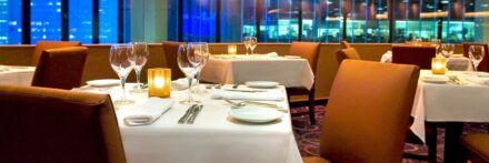 Cena con vistas panorámicas en Manhattan